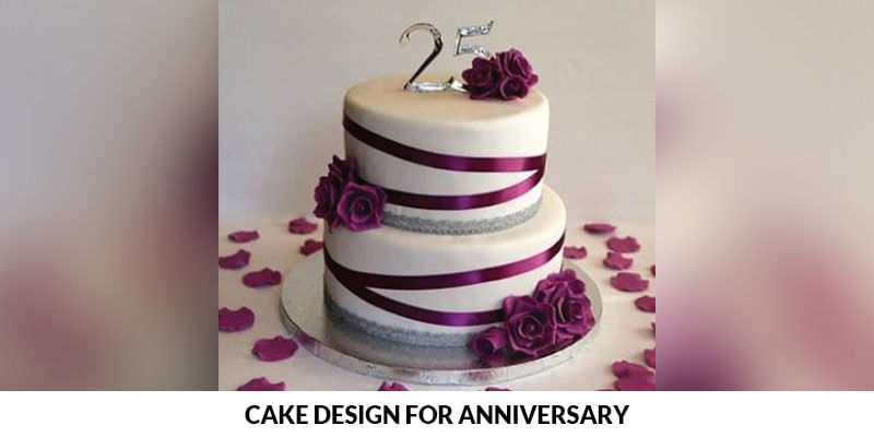 Trendy Cake Design to Celebrate Your Silver Anniversary